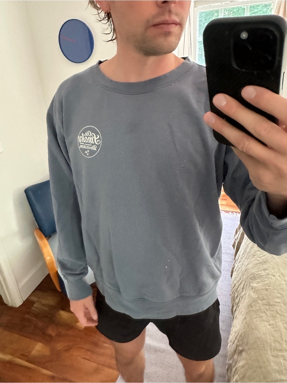 Ole Smoky TN Moonshine XL Blue Crewneck Sweater